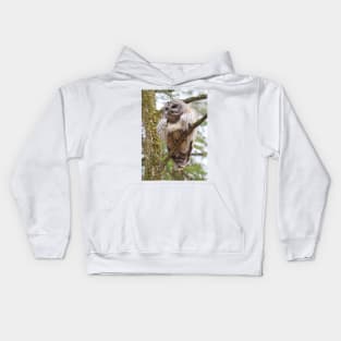 Cool Owl - Barred Owl Kids Hoodie